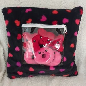 Plush Valentine Tic Tac Toe Pillow